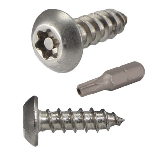 tamper resistant metal screws